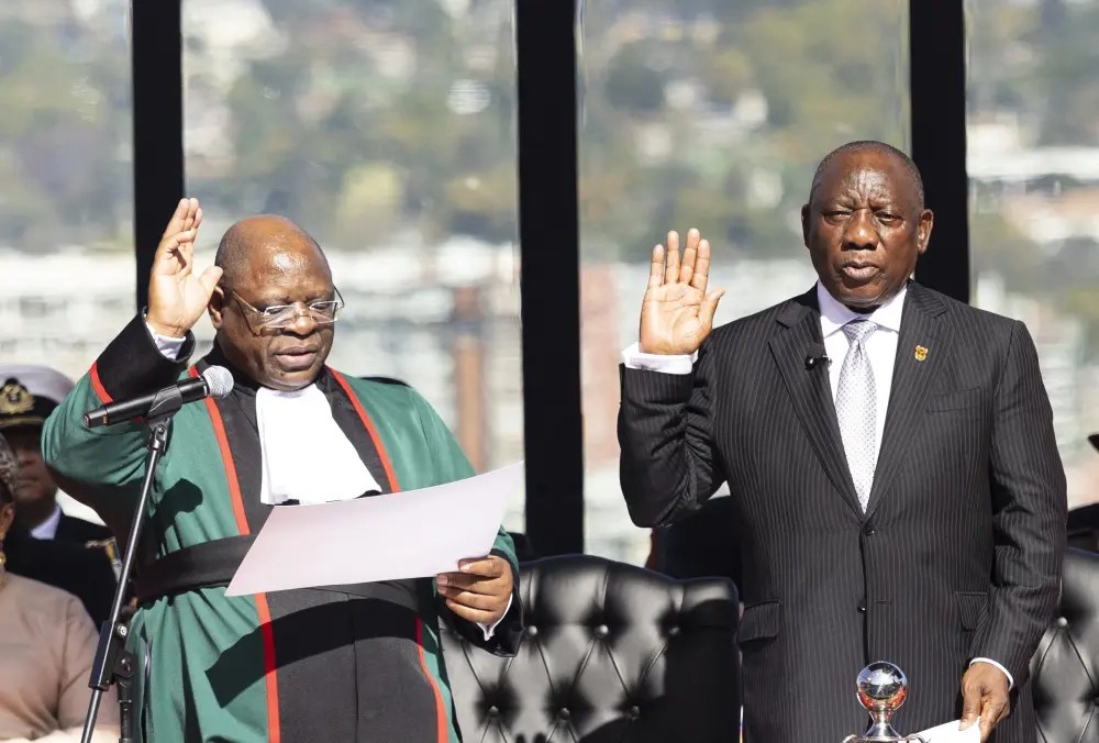 South African President, Ramaphosa sworn-in for second term
