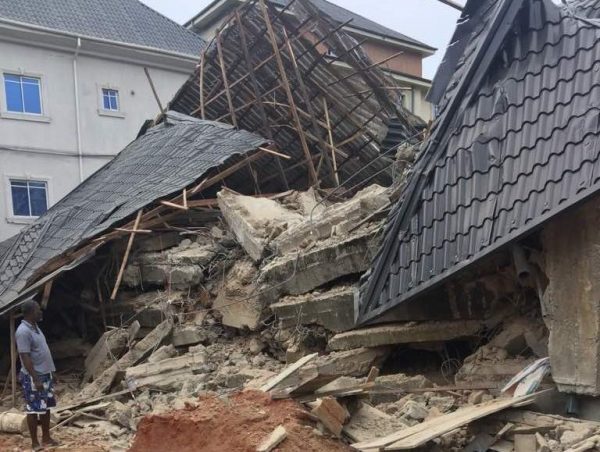 Two-storey building collapses in Anambra