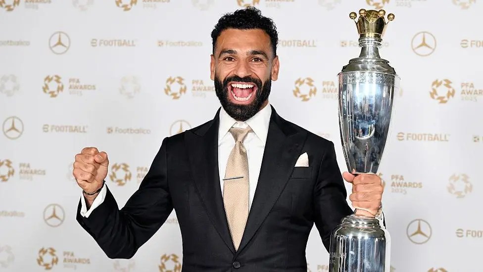 Liverpool star Mohamed Salah wins record 3rd PFA Player of the year award