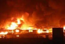 #EndSARS: Bank Buildings Set Ablaze In Lekki