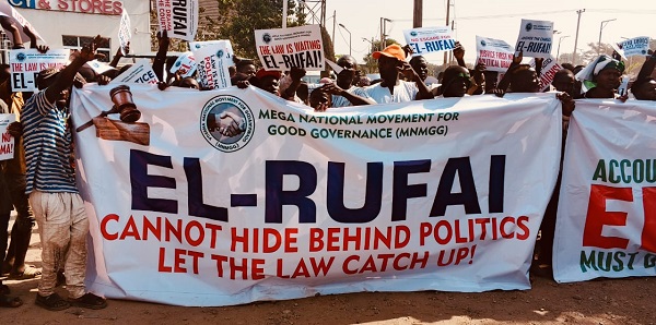 Group Protest to EFCC Headquarters, Demand El-Rufai’s Prosecution