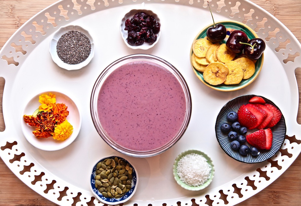 Berry Banana Avocado Smoothie Bowl Presley's Pantry