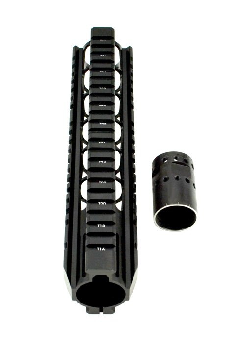 Presma® Kangaroo Series Slim Free Float Quad Rail Handguards, 10