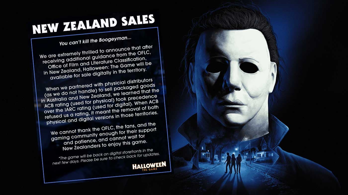Halloween: The Game - Digital Release Confirmed for New Zealand! 🎮 (2026)