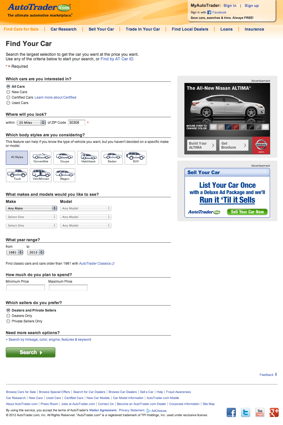 Autotrader media room
