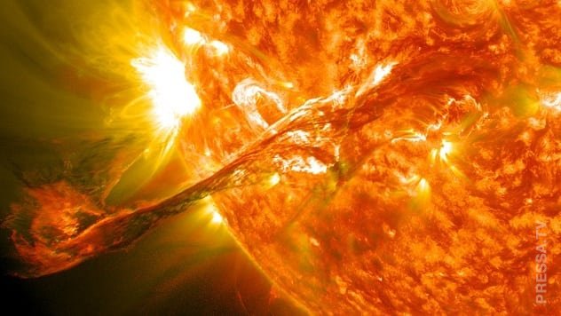 Влияние солнечных вспышек и корональных выбросов на землю и ее окружение