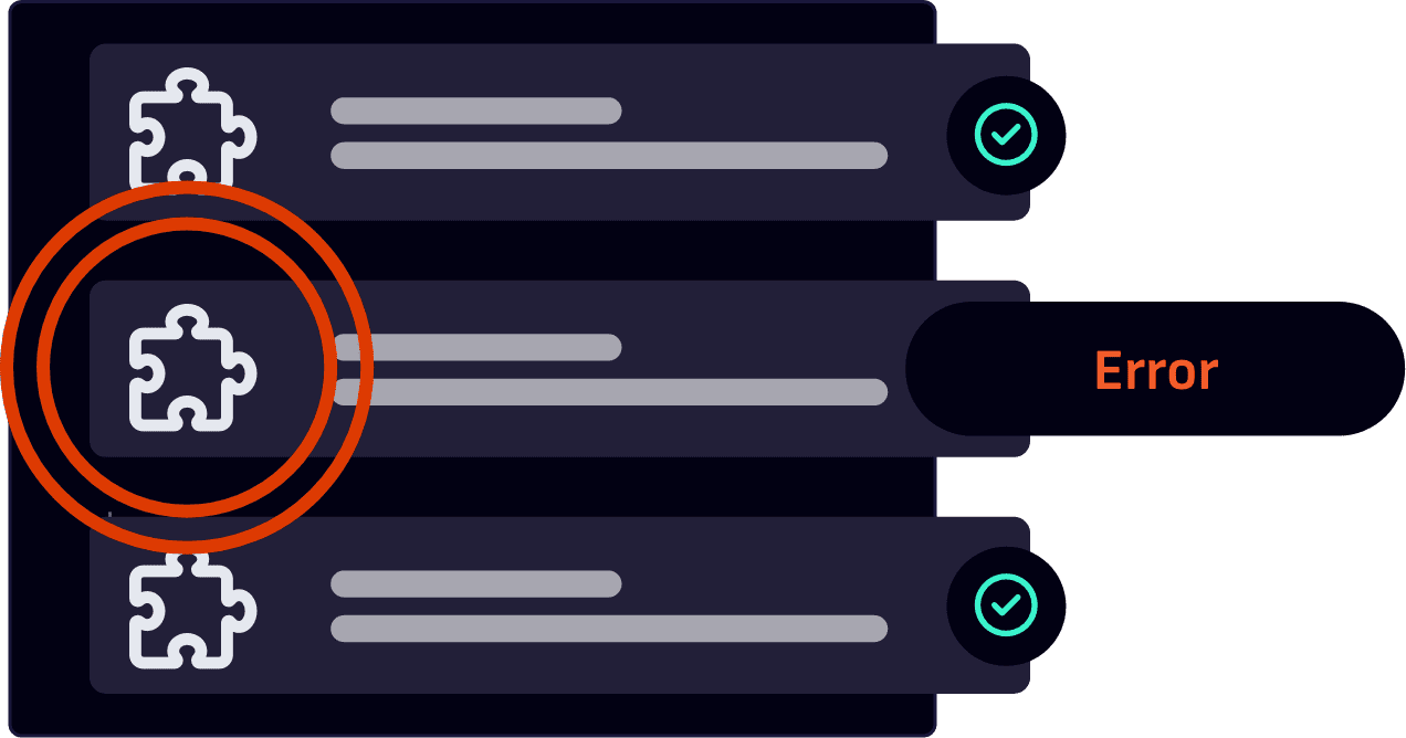 Plugin error detected