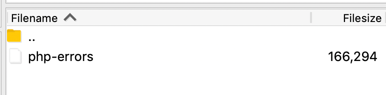 accessing wordpress error logs