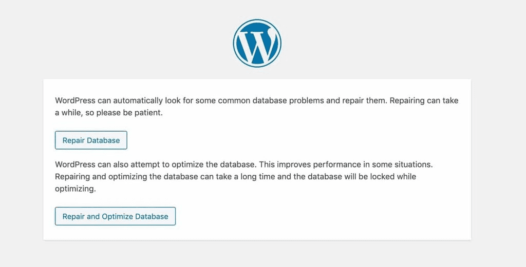 WordPress Database Optimization Tool