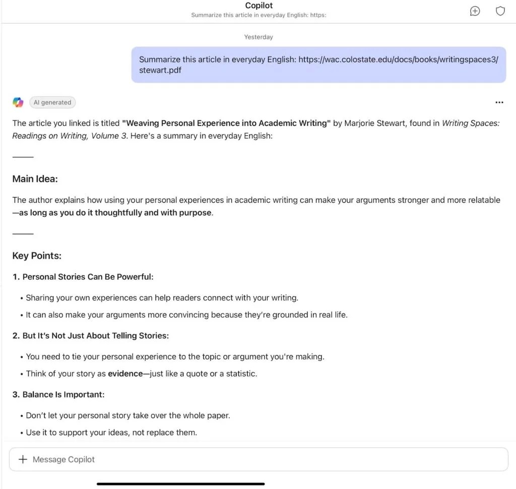 2.6 tools in reading workflows