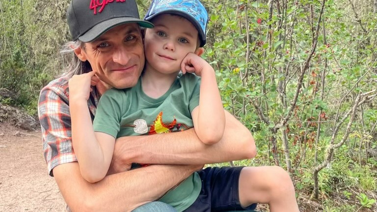 Abel Short with dad Abel Short with dad