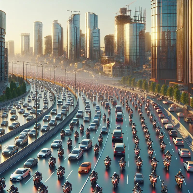 Altı ilde motosiklet sayısı otomobilleri geçti