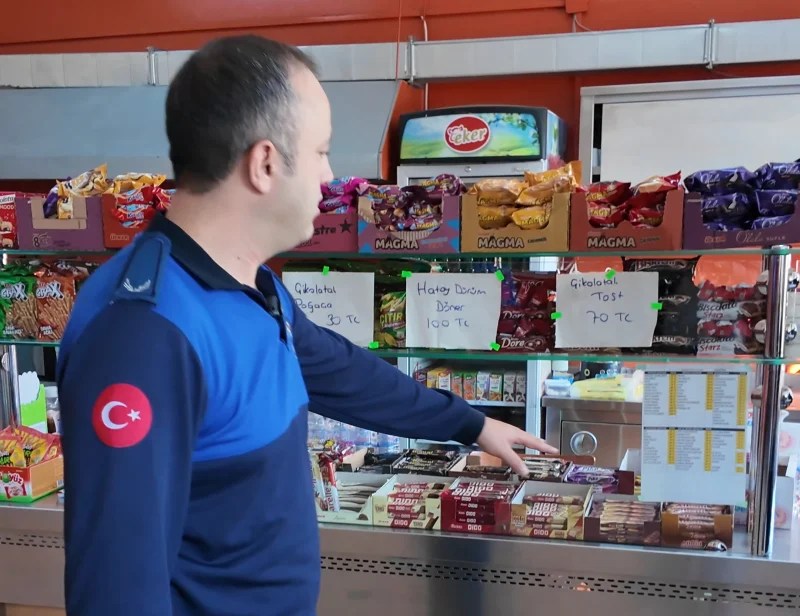 Okul kantinlerinde zabıta ekiplerinden sıkı denetim