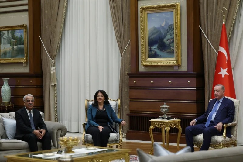 Cumhurbaşkanı Erdoğan ve DEM Parti İmralı Heyeti Görüşmesi