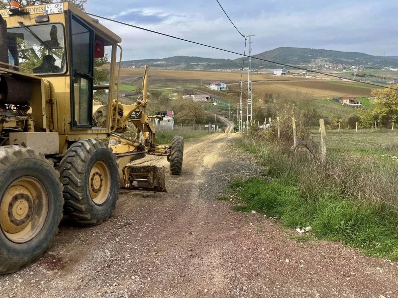 Körfez’de Yol Bakım Çalışmaları Devam Ediyor!