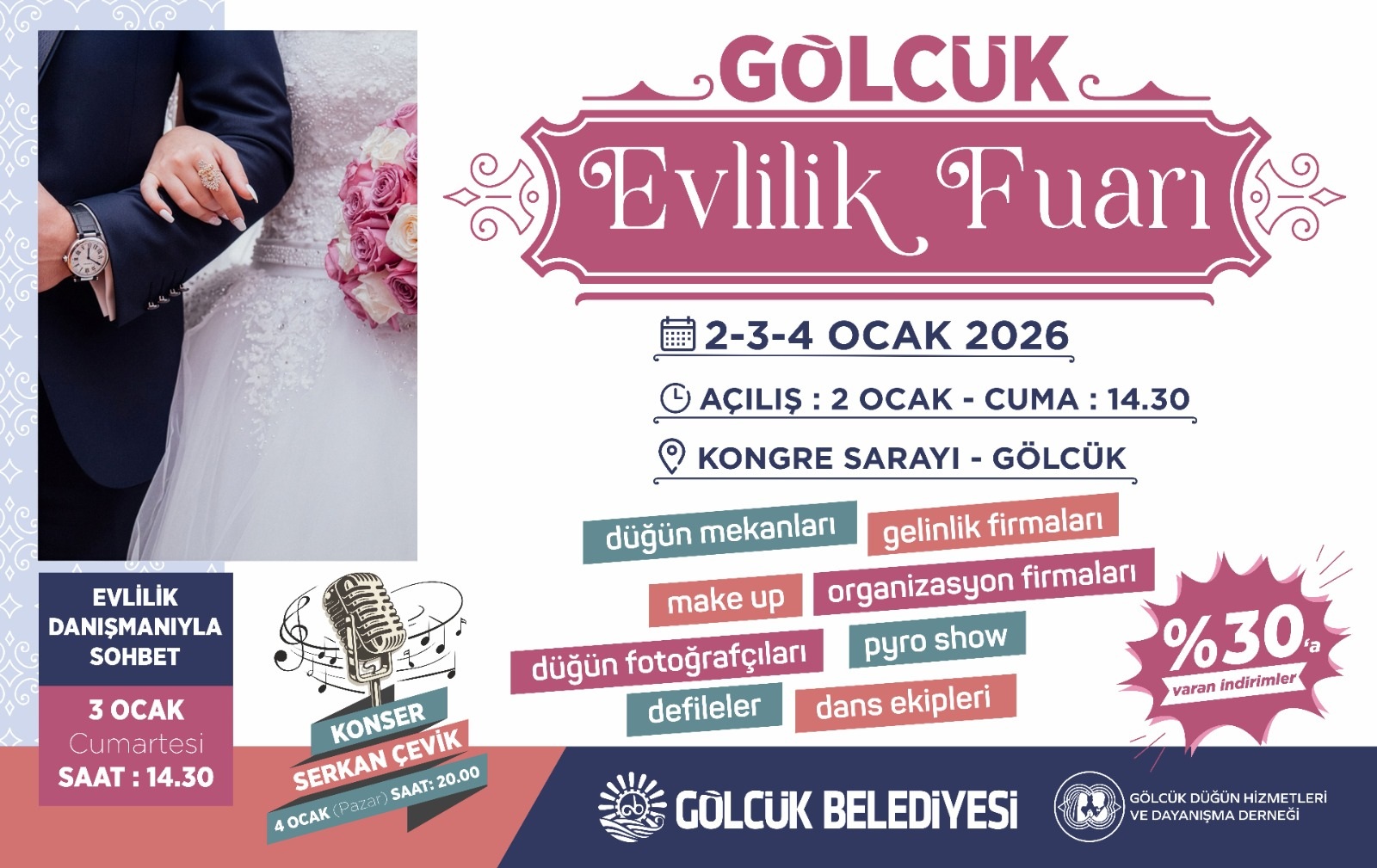 Gölcük’te Evlilik Fuarı Başlıyor