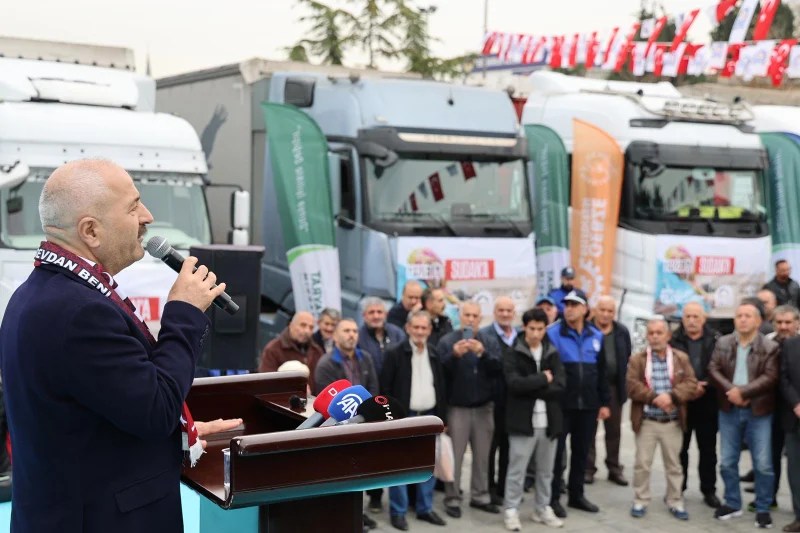 Gebze’den Sudan’a 10 Tırlık Yardım Konvoyu Uğurlandı!
