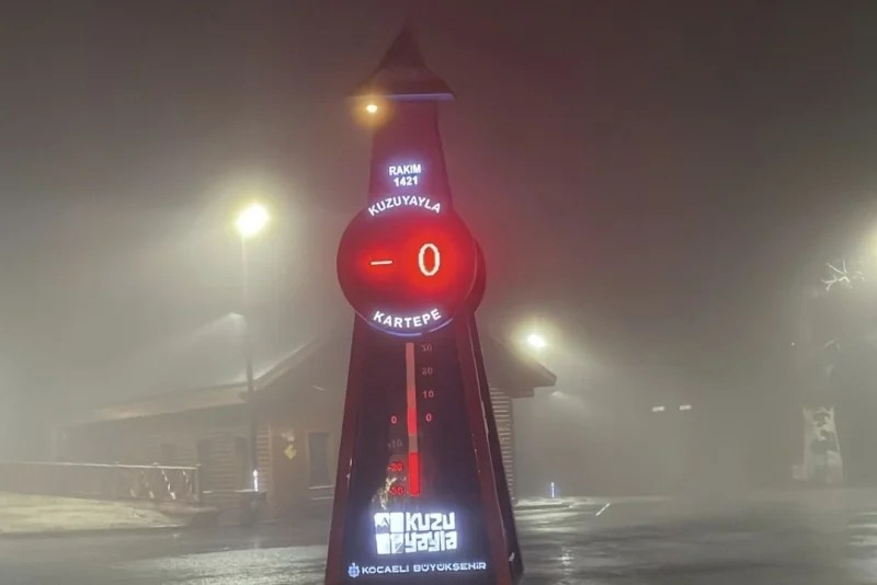 Kartepe Kuzuyayla’da Kar Yağışı Başladı!
