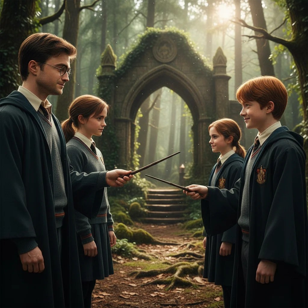 Harry Potter Oyuncularından Duygusal Asa Devir Teslimi
