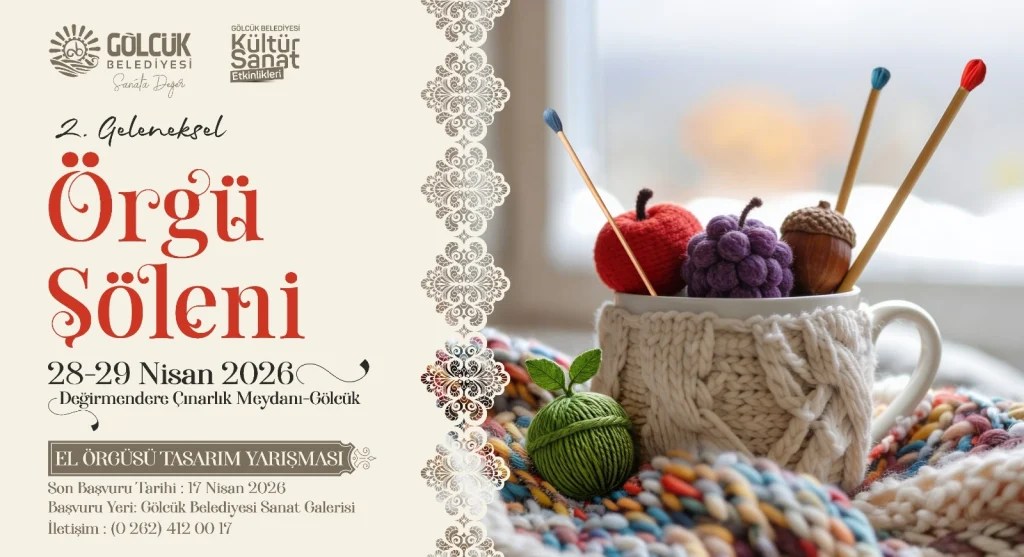 Gölcük’te örgü şöleni başlıyor