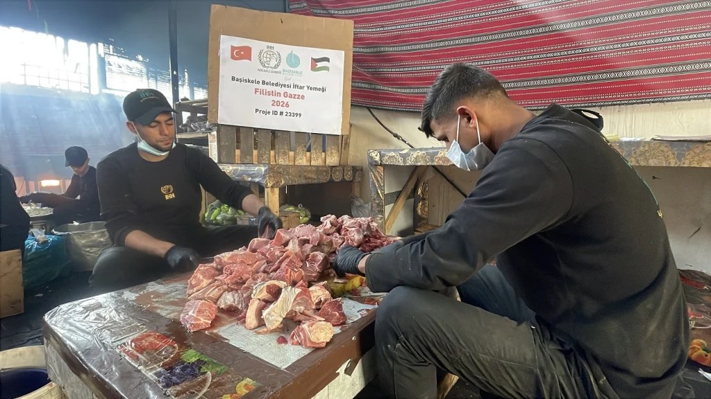 Başiskele’den Gazze’ye Ramazan sofrası