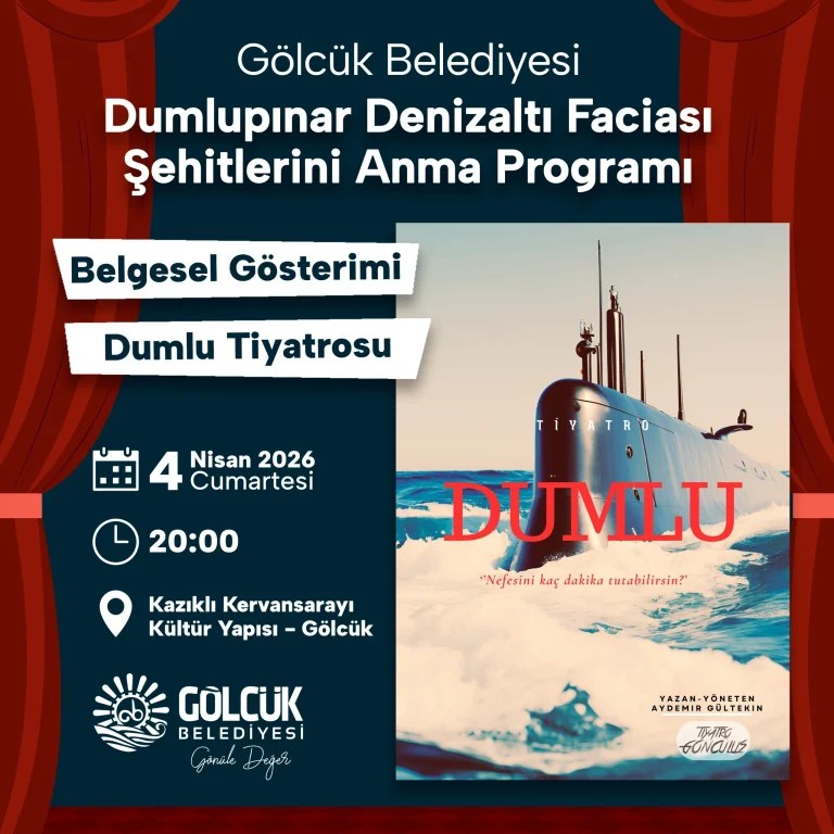 Dumlupınar Faciası Gölcük’te Sahnelenecek