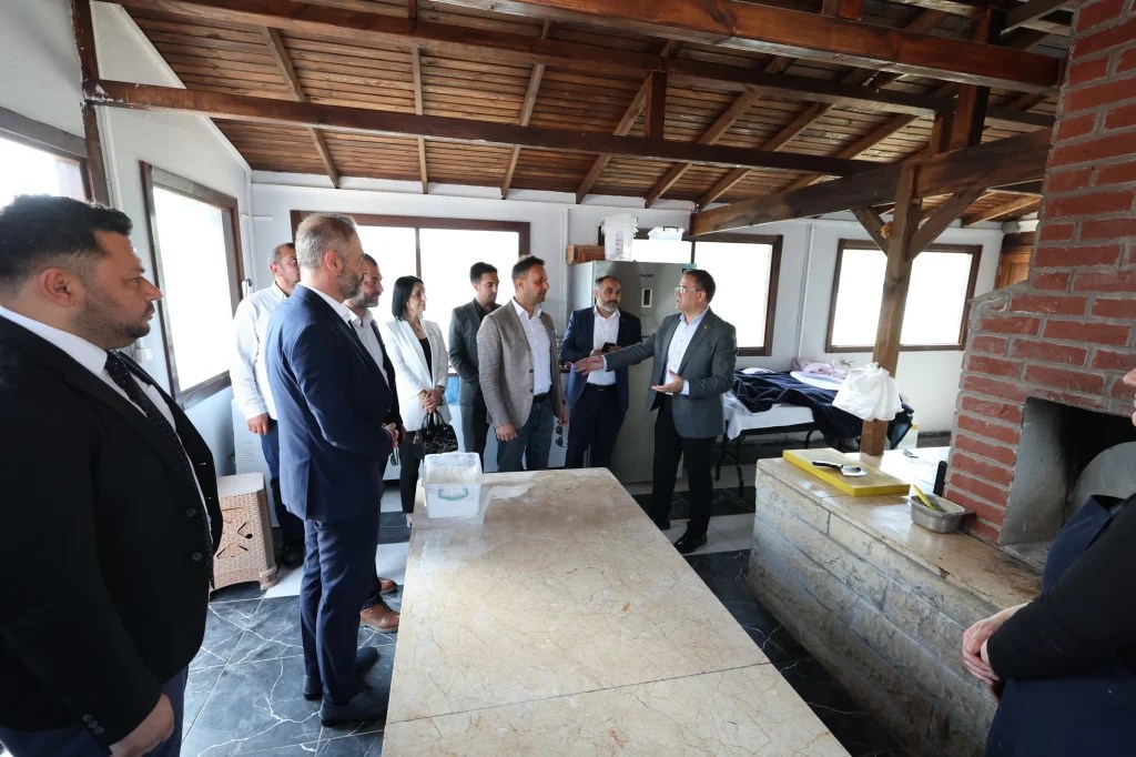 Başkan Gökçe’den ilçe başkanlarıyla yatırım gezisi