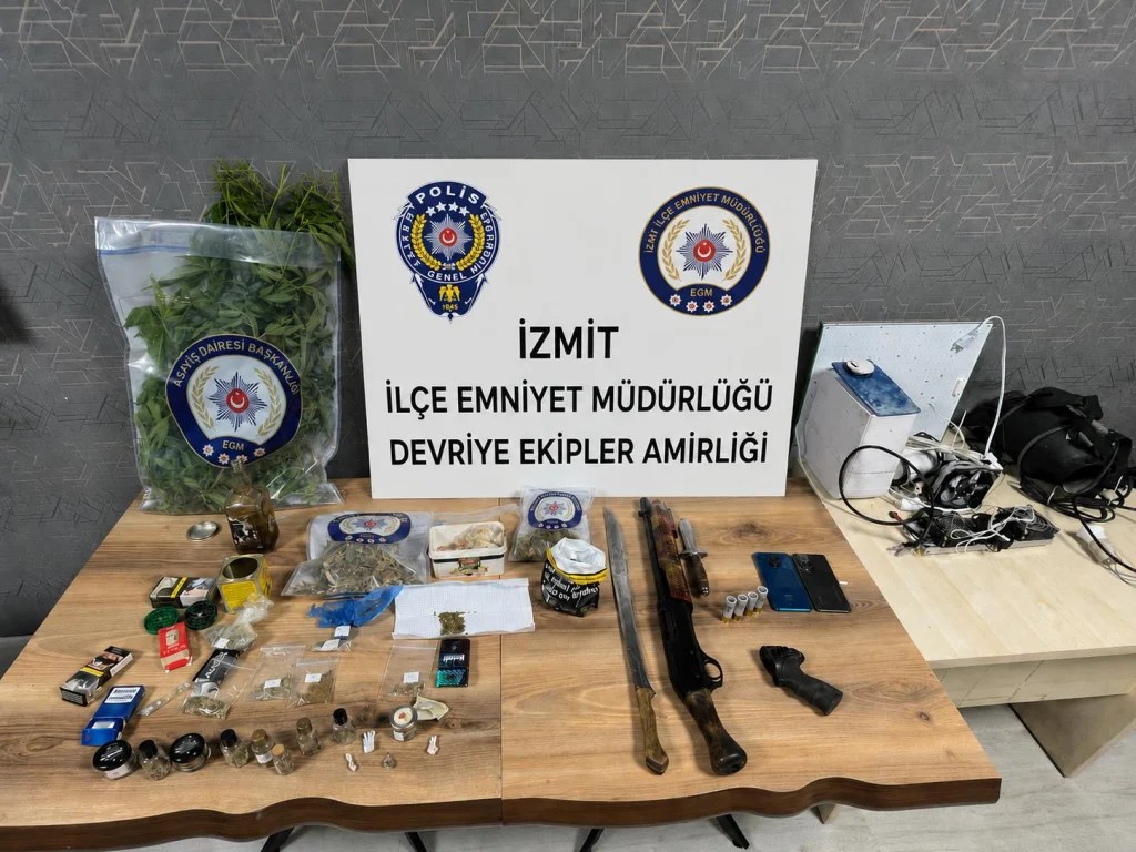 Kocaeli’de zehir tacirine darbe!