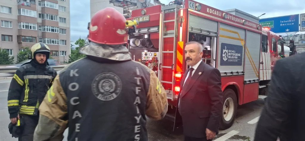 MHP otobüsünde yangın paniği yaşandı!