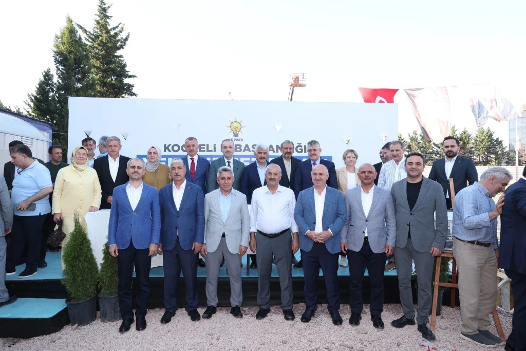 AK PARTİ KOCAELİ İL BAŞKANLIĞI YENİ BİNA TEMELİ ATILDI
