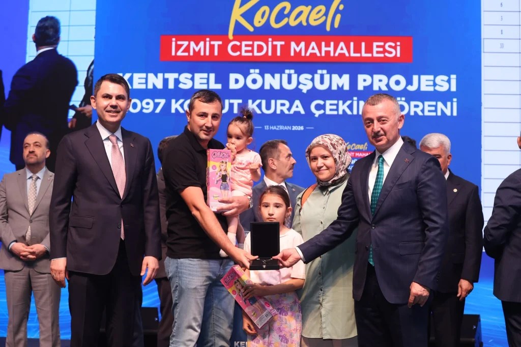 Cedit Kentsel Dönüşüm’de evler sahiplerini buldu