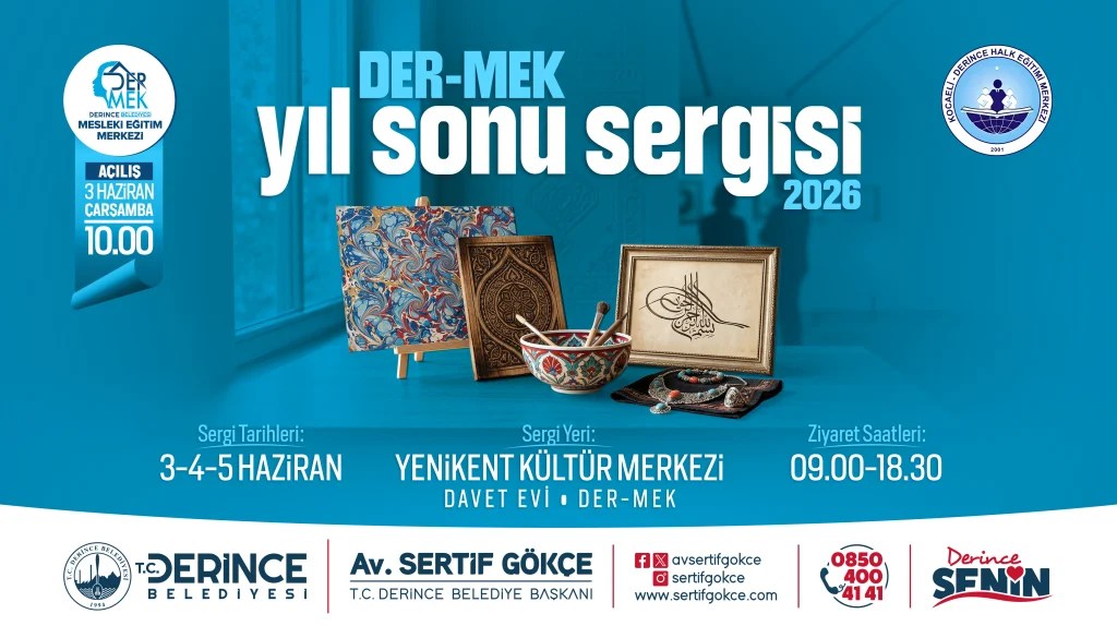 DER-MEK’te yıl sonu sergisi açılıyor