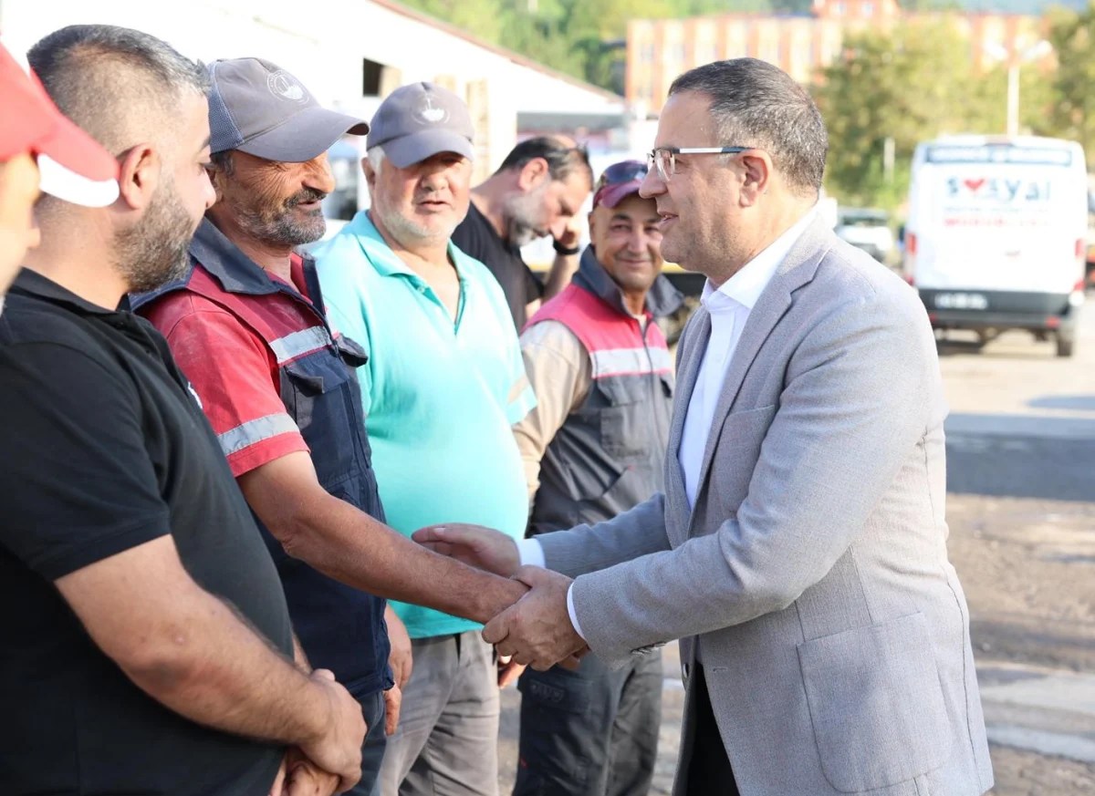 Başkan Gökçe saha ekibiyle buluştu - 5. görsel