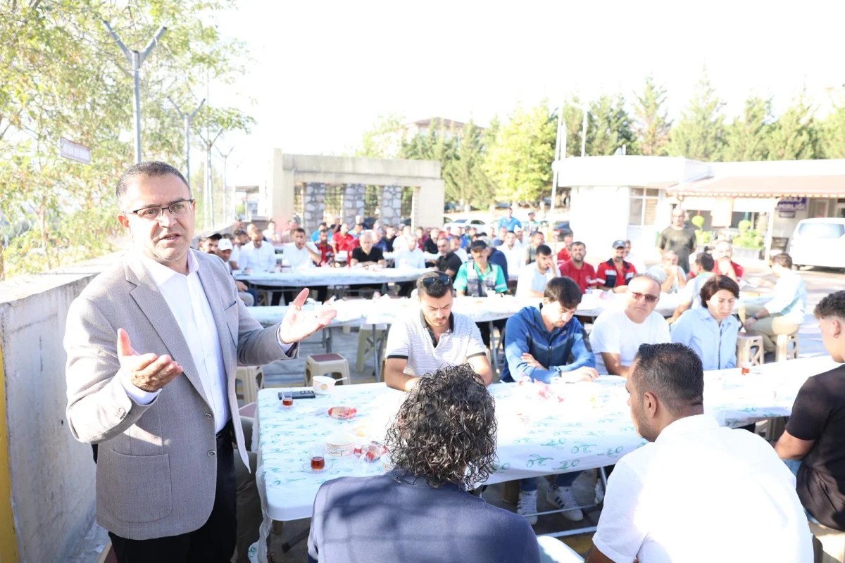 Başkan Gökçe saha ekibiyle buluştu - 4. görsel