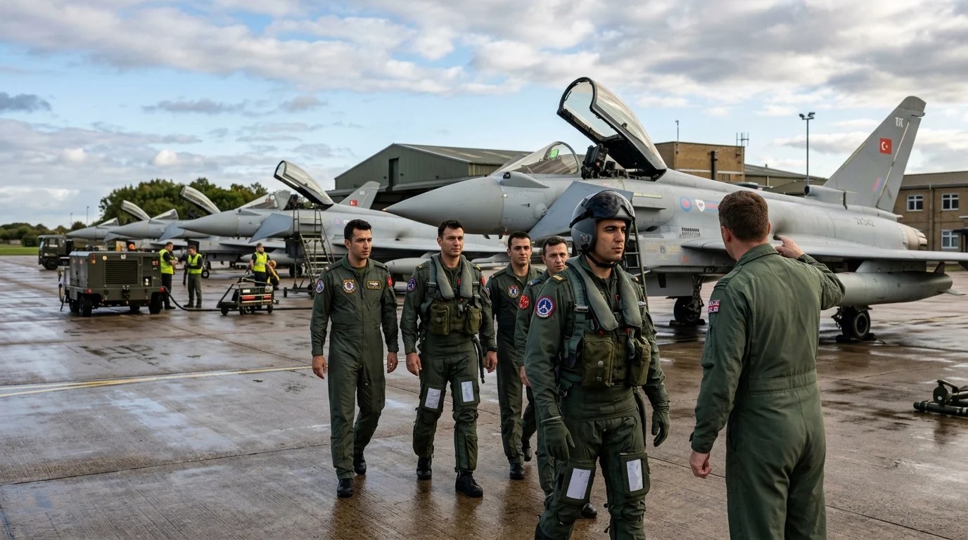 Türk pilotların Eurofighter eğitimi başlıyor