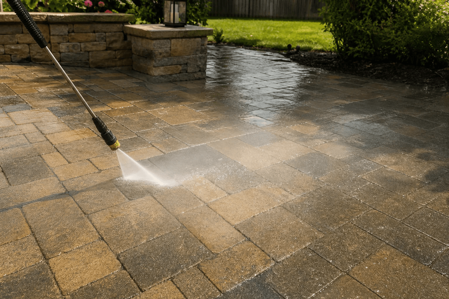 Sidewalk and Patio Cleaning