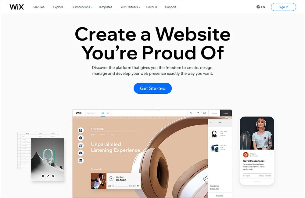 Then, it transfers you to the sitebuilder. Choosing The Best Website Builder What Software To Choose For Launching A Contemporary Site Wordpress Themes Presswork