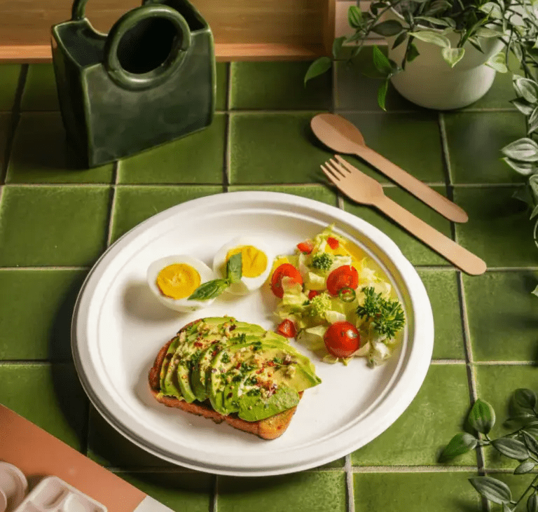 Sugarcane 9 Inch Round Plate