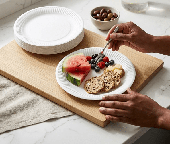 Paper 6 Inch Round Plate