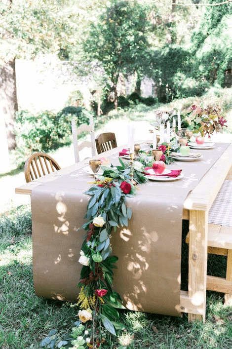 01401 Kraft Brown Table Cover Roll