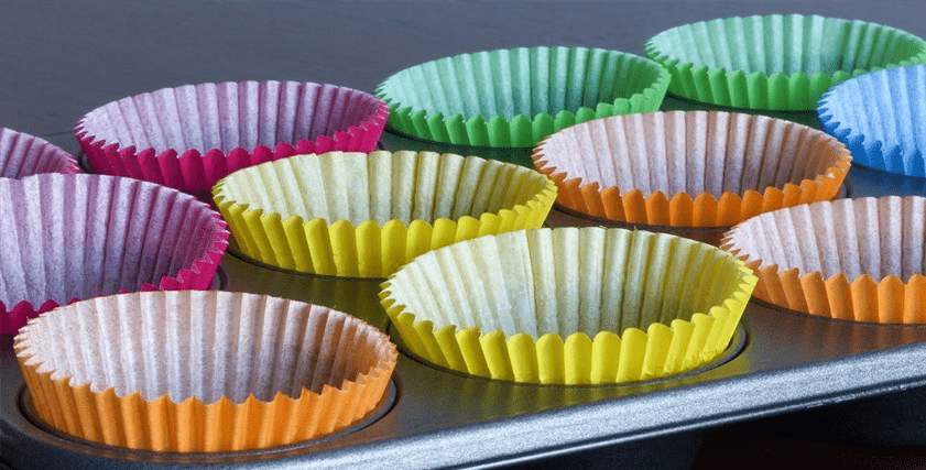 Coloured Cupcake Cases 38x21mm