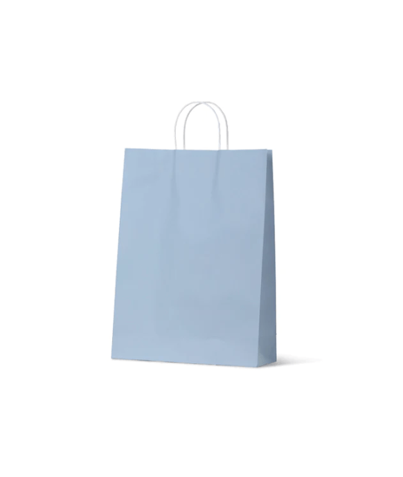 French Blue Paper Bags 420 x 310 x 110mm