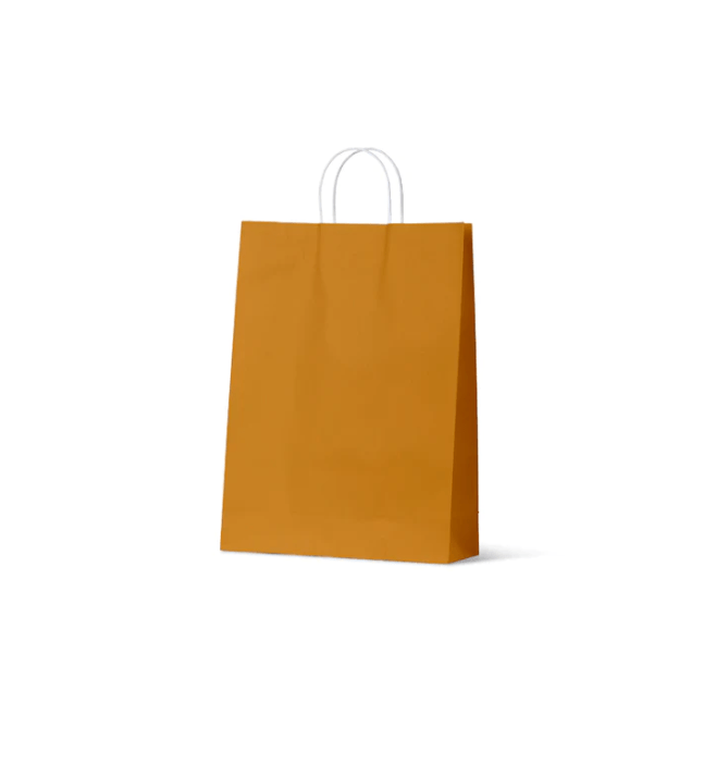 Mustard Paper Bags 420 x 310 x 110mm