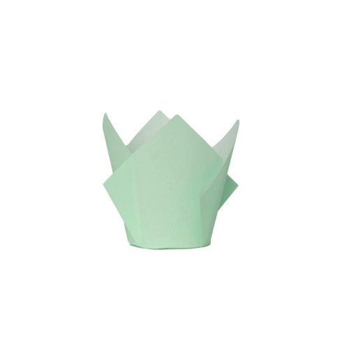 Mint Green Tulip Muffin Wraps 80x50mm
