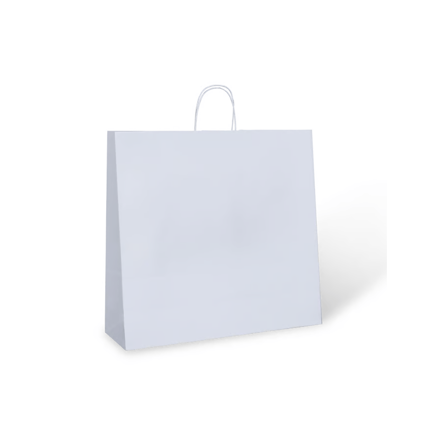 Large White Twist Handle Paper Bags 430 x 450 x 147mm