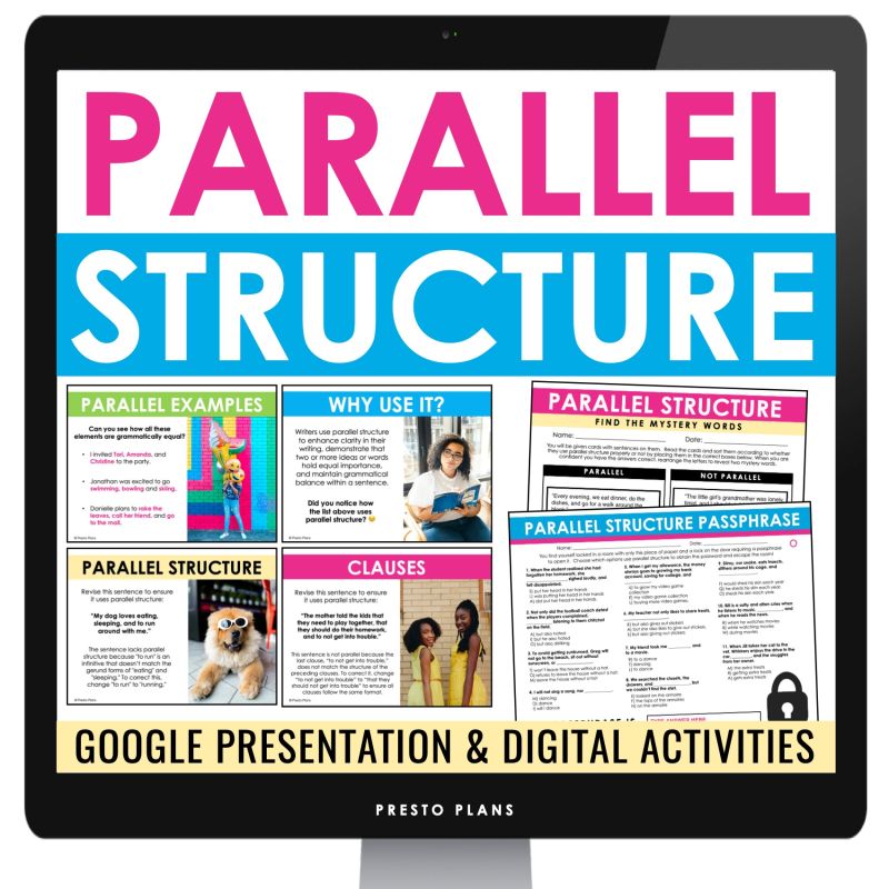 Parallel Structure Digital Presentation And Assignments - Minimal Art Collection - Full HD Quality