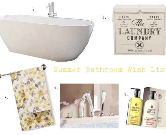 Summer Bathroom Wish List