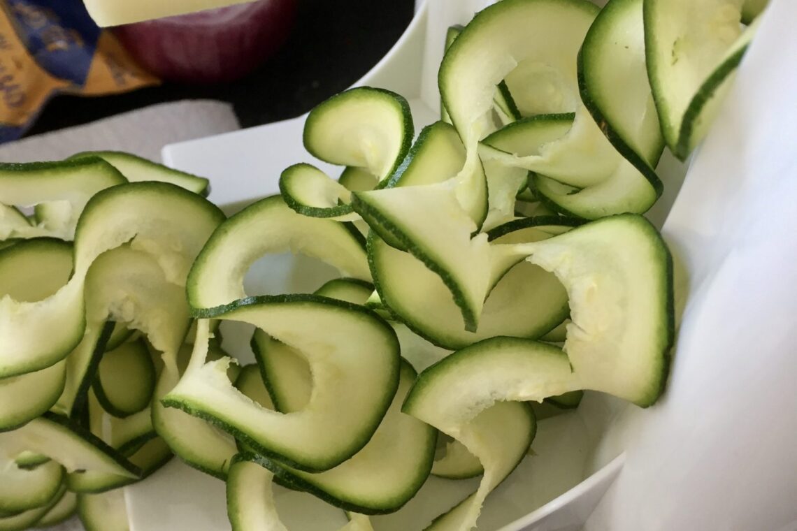 A beginners try of spiralizing