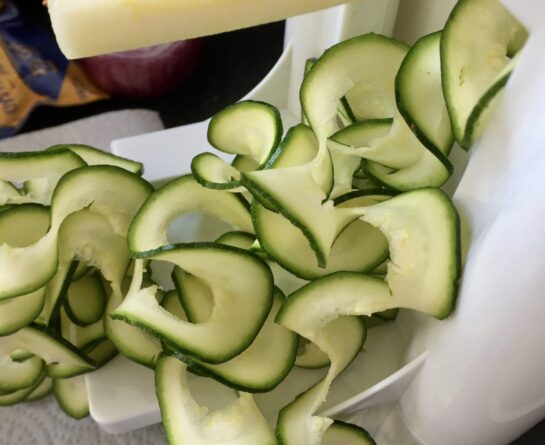 A beginners try of spiralizing