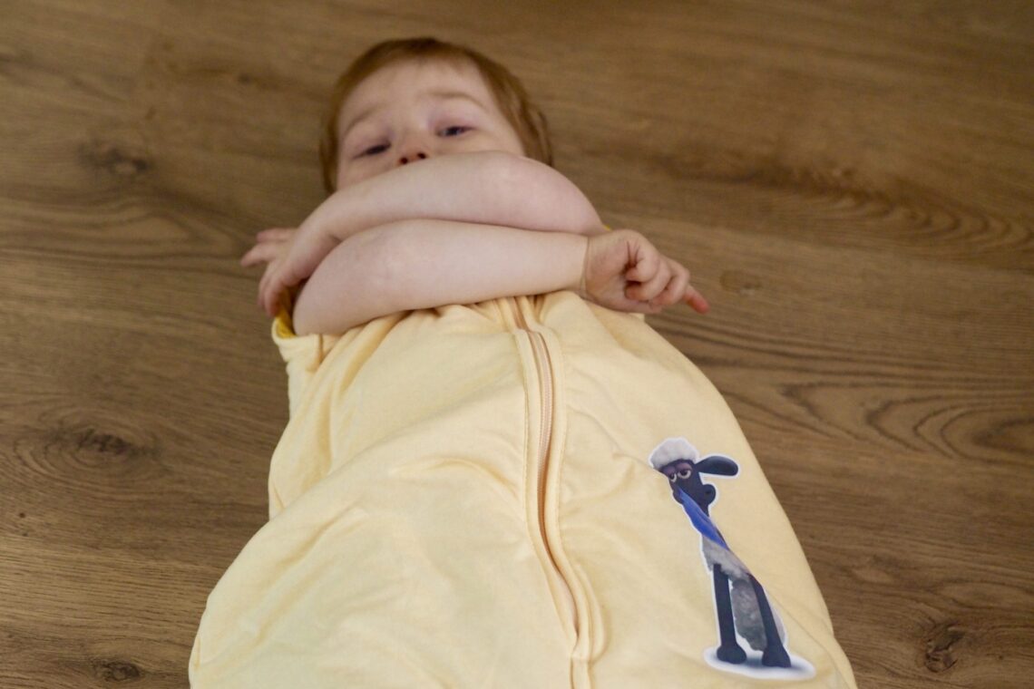 Keeping Snug With a Shaun the Sheep Sleeping Bag From Slumbersac